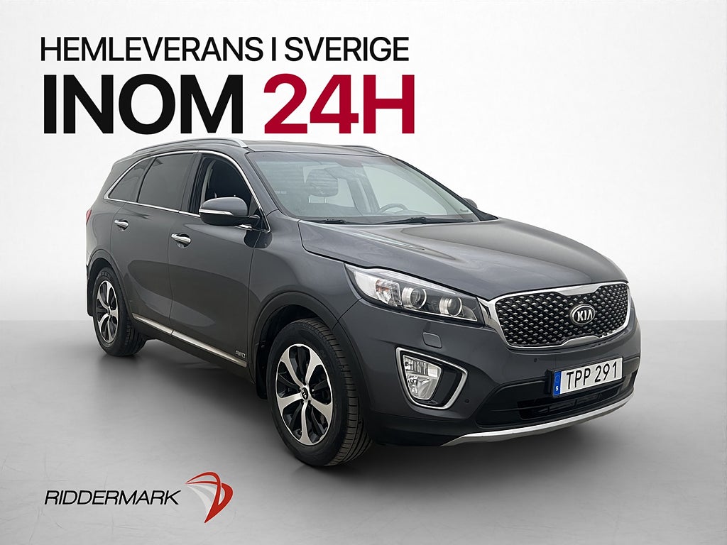 Kia Sorento 2.2 CRDi AWD Business 7-Sits Kamera Skinn Drag