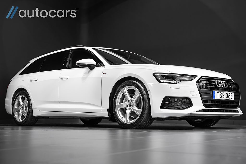 Audi A6 Avant 40 TDI Quattro S Line|360°|Svart optik|19"|Drag