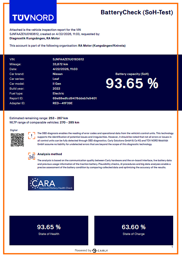Nissan Leaf N-Connecta | 40kWh | Värmepump | 360° kamera | 2023