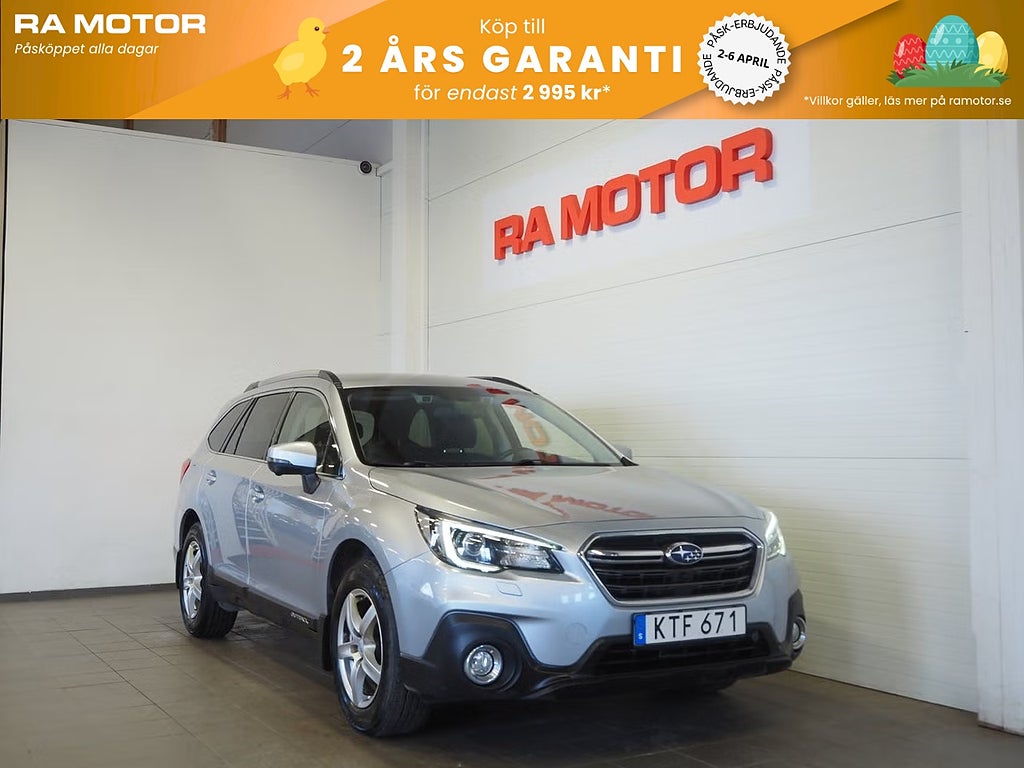 Subaru Outback 2.5 4WD Lineartronic 175hk Drag Skinn B-Kamera M-Värm 2018