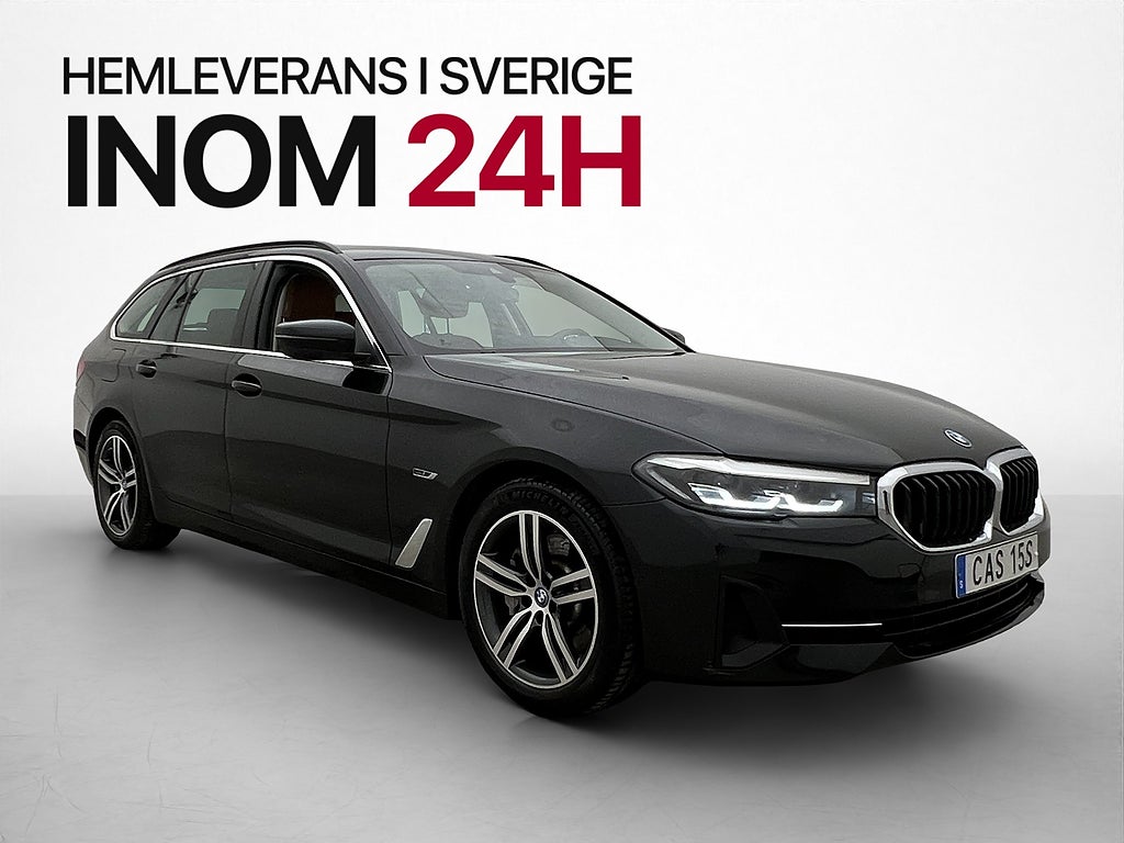BMW 530e xDrive Touring Värmare Kamera Skinn CarPlay Drag