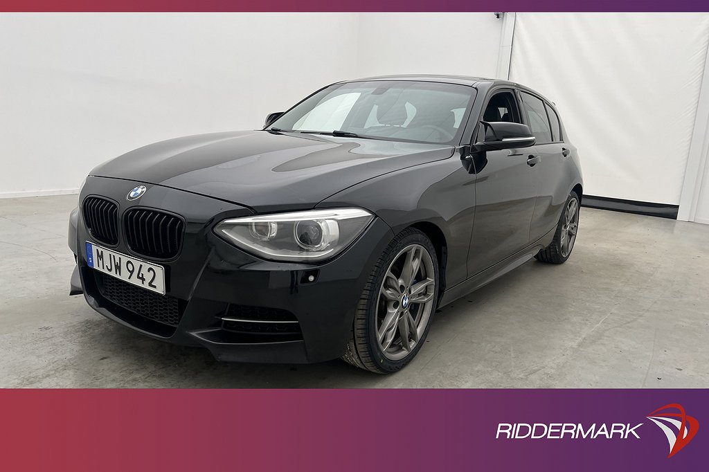 BMW M135 i xDrive 320hk Glastak H/K Skinn Elstolar Sensorer