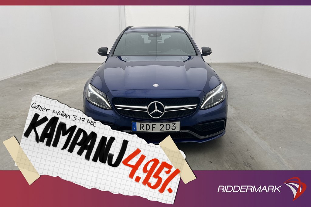 Mercedes-Benz C 63 T AMG 476hk Sportavgas Burme 4,95% Ränta