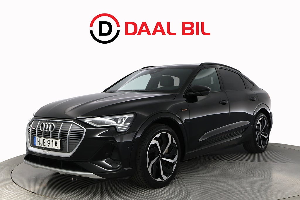 Audi E-Tron SPORTBACK 55 QUATTRO 408HK 95kWh S-LINE PANO B&O LUFTFJ