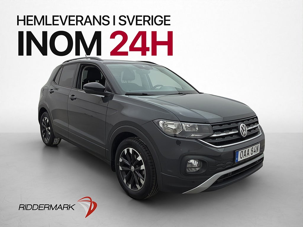Volkswagen T-CROSS 1.0 TSI 95hk Sensorer Farthållare
