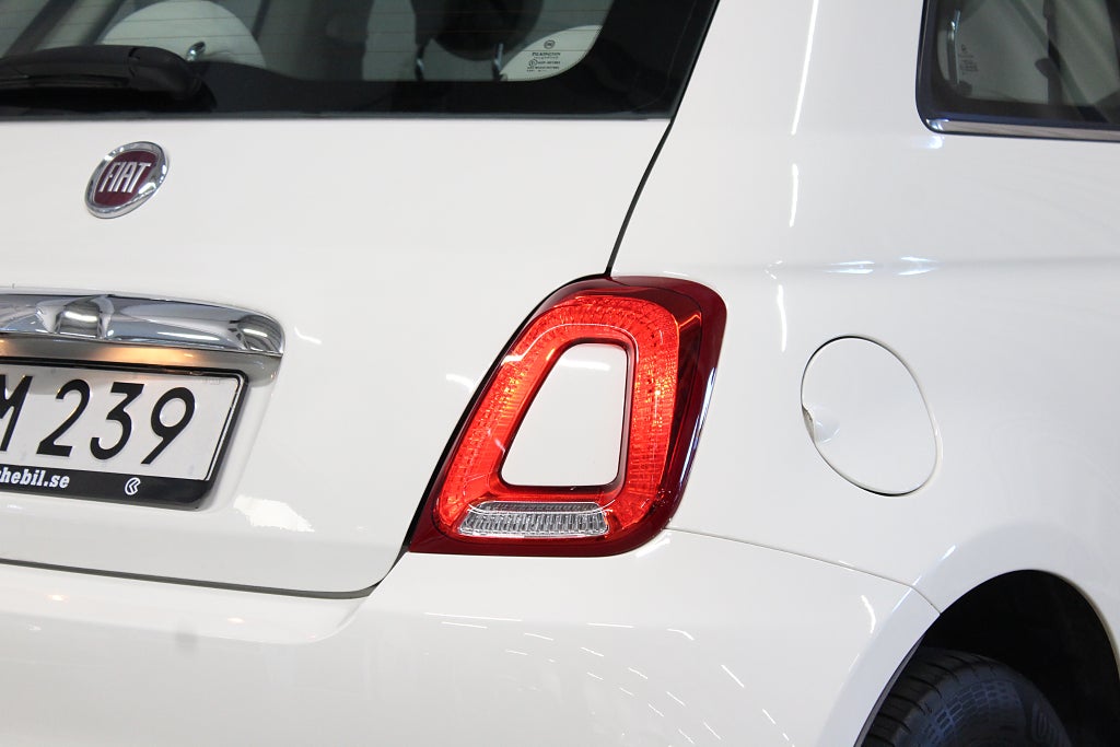 Fiat 500 1.2 69hk Lounge, Panorama, S&V-hjul, Lågmil
