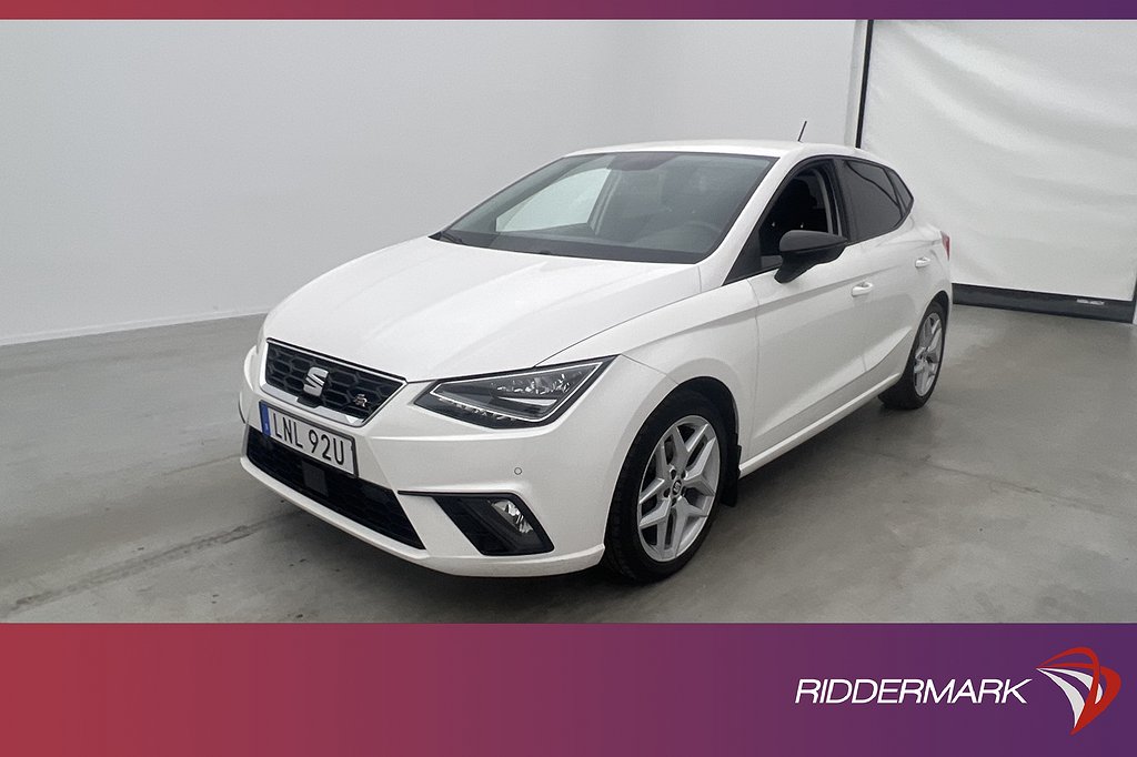 Seat Ibiza 1.0 EcoTSI 115hk FR Sensorer CarPlay Farthållare