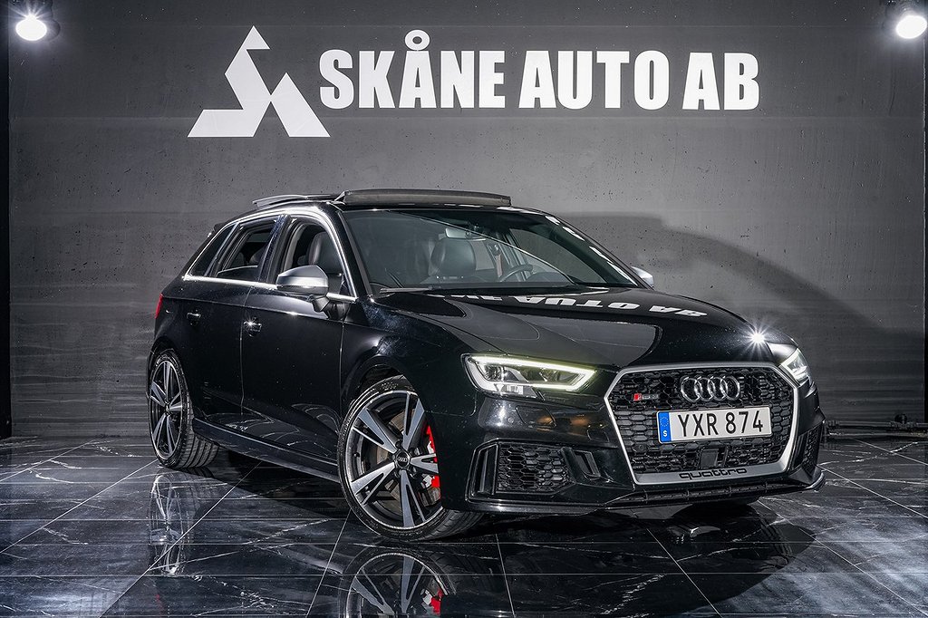 Audi RS3 Sportback 2.5 TFSI quattro S Tronic, 400hk Comfort