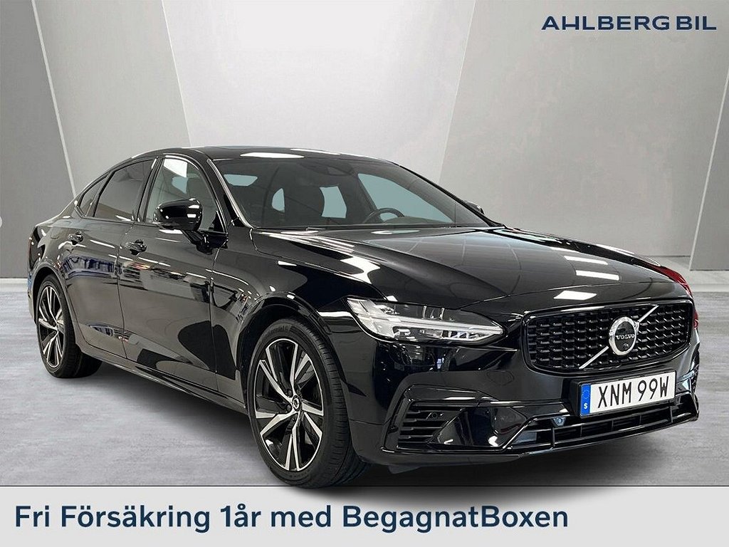 Volvo S90 Recharge T8 R-Design, Ljuspaket, Loungepaket, 360 Kamera, Head U