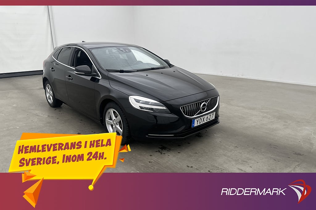Volvo V40 D4 190hk Inscription Pano Dragkrok Kamera Värm VOC