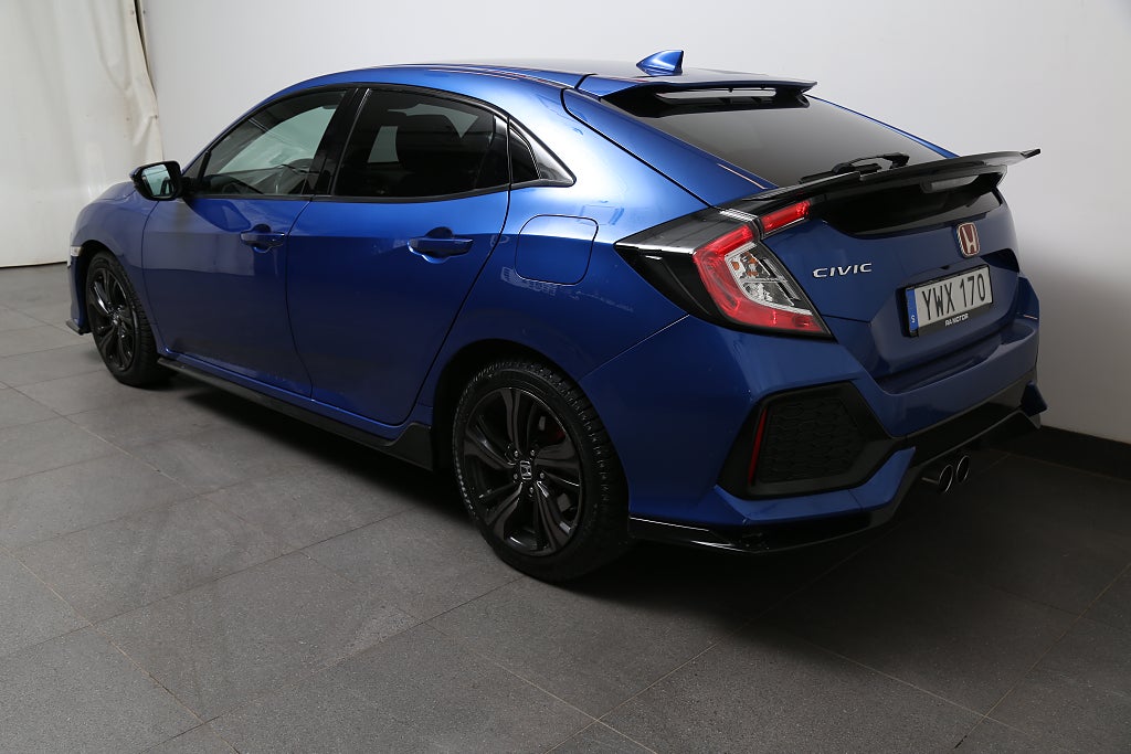 Honda Civic 1,5 i-VTEC Turbo 182hk Sport 5D Aut Navi 2017
