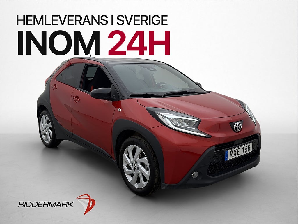 Toyota Aygo X 1.0 VVT-i CVT Pulse Kamera Navi 0,5l/mil 72hk