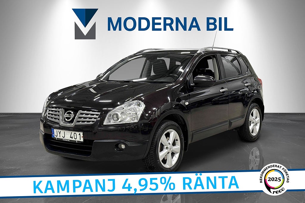 Nissan Qashqai 2.0 CVT Automat 141hk Navi B-kam 4,95% Ränta