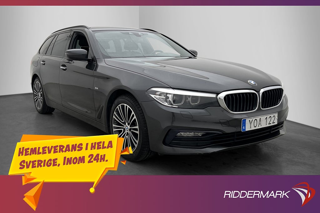 BMW 520 D 190hk xDrive Sport Line Kamera Dragkrok CarPlay