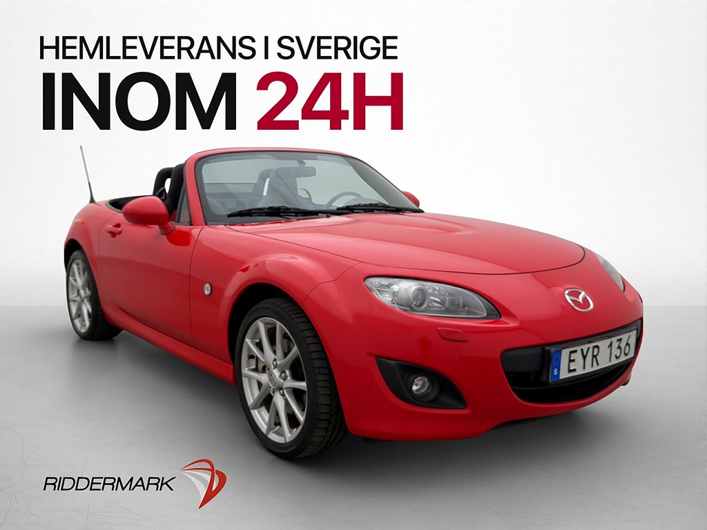 Mazda MX-5 Roadster Coupé 1.8 MZR 160hk Navi Farthållare