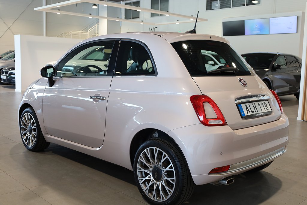Fiat 500 1.2 Star Panorama PDC Blåtand Delläder 2020