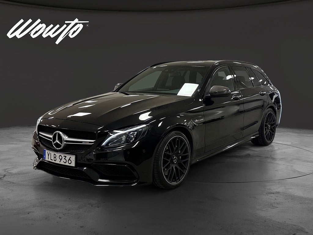 Mercedes-Benz C 63 T AMG 476HK / Sv-Såld / Sportavgas / Burm