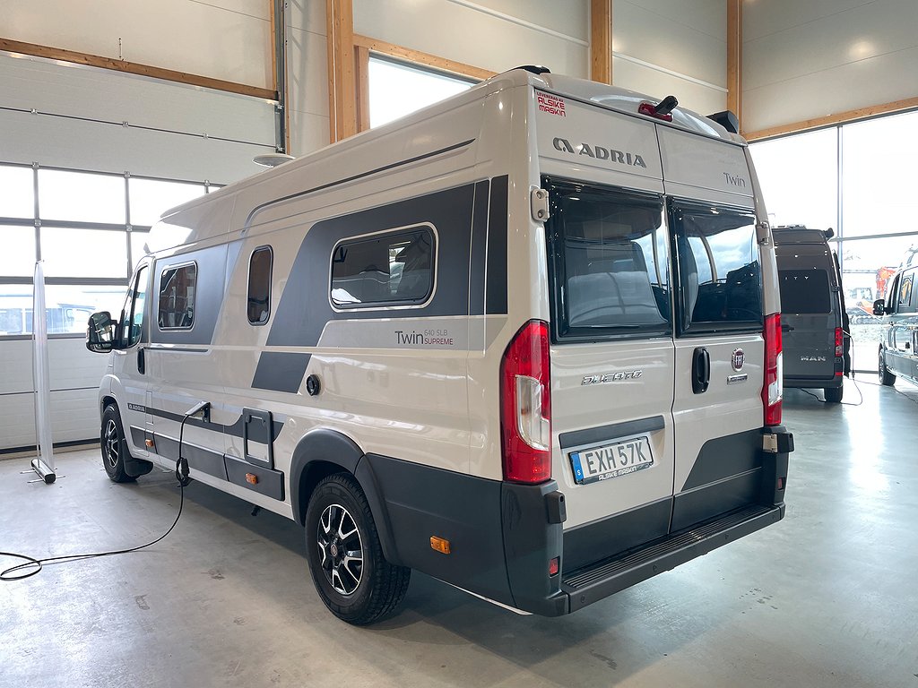 Adria Twin Supreme 640 SLB / Automat 160hk / B-kort / Solcell - Adria