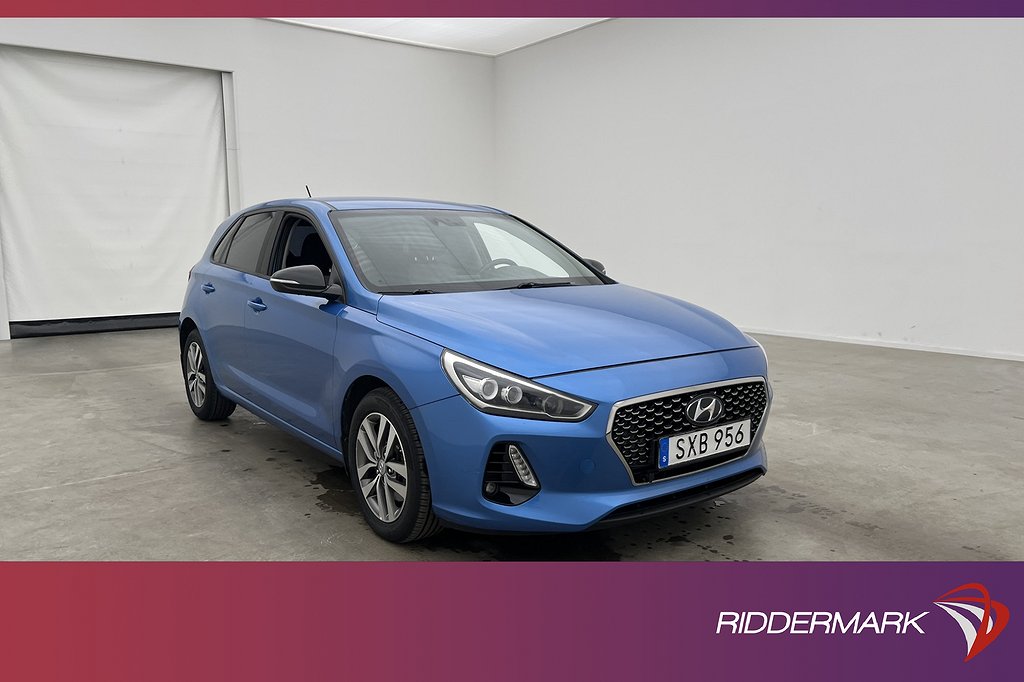 Hyundai i30 CRDi 110hk Comfort M&K-Värmare Kamera Rattvärme