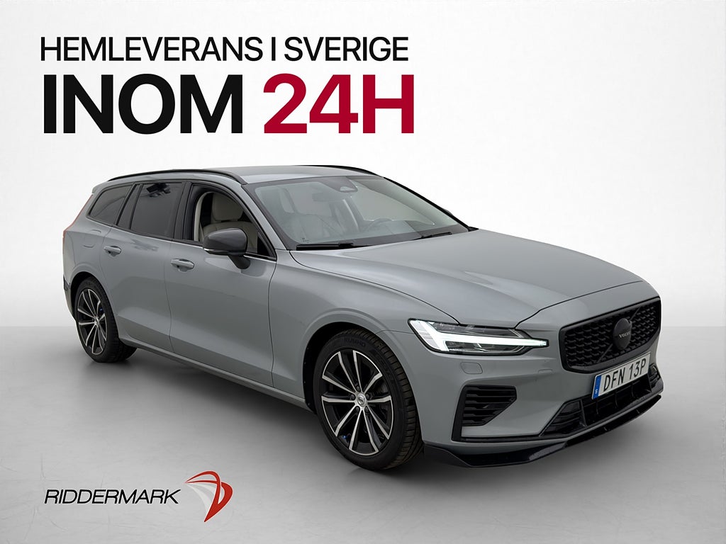 Volvo V60 T6 AWD Plus Dark Värmare Kamera Google Skinn Drag