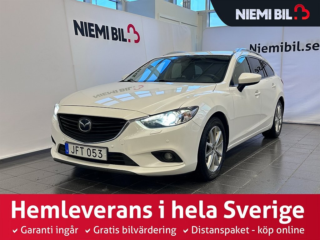 Mazda 6 2.2 SKYACTIV 175hk S&Vhjul/Kamera/Bose/Skinn/Elstol