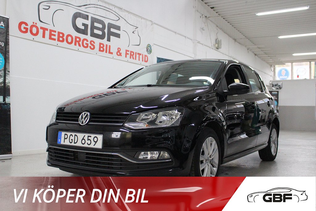 Volkswagen Polo 5-dörrar 1.2 TSI Euro 6 *Nyservad*