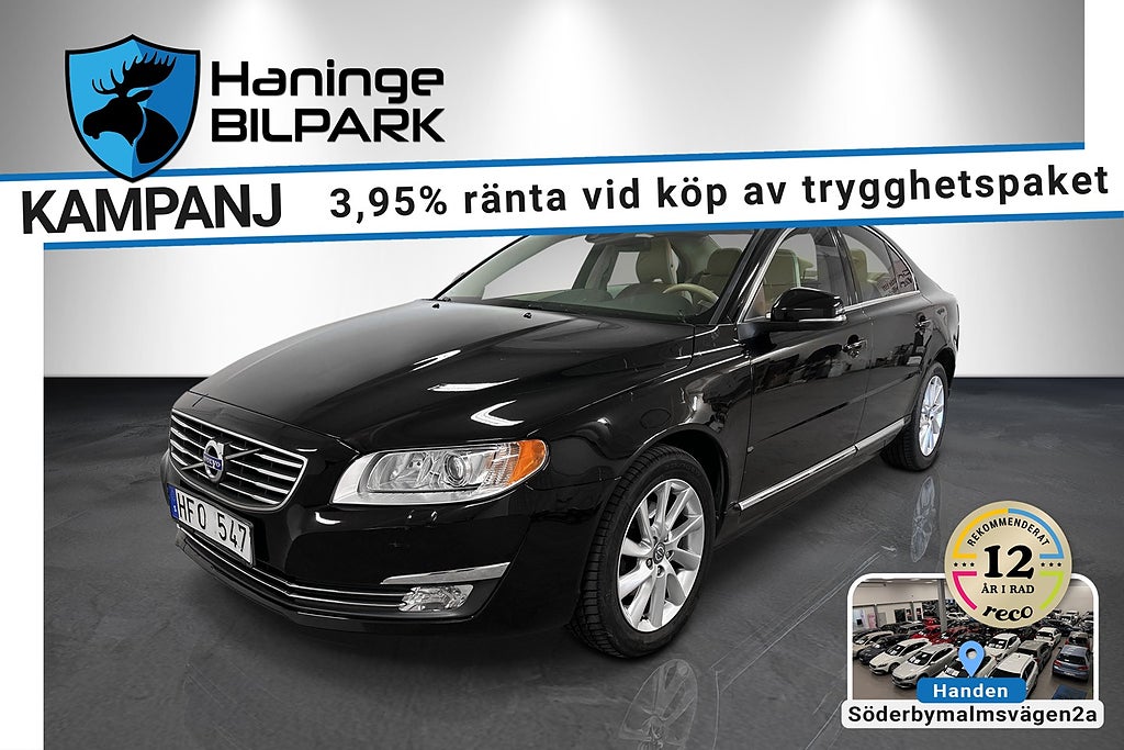 Volvo S80 D5 SUMMUM AUTOMAT SUPERDEAL 3.95% SKINN / DRAG / PDC
