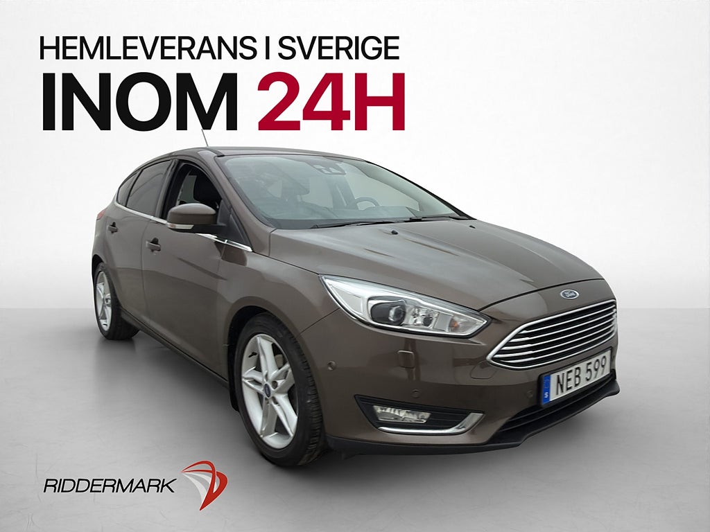 Ford Focus 125hk Titanium Navi Skinn P-Sensorer Rattvärme