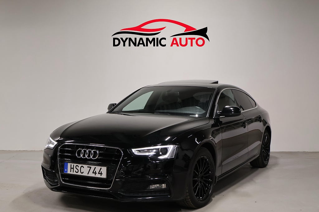 Audi A5 Sportback 2.0 TDI/S-LINE/DRAG/VÄRMARE/TAKLUCKA/190HK