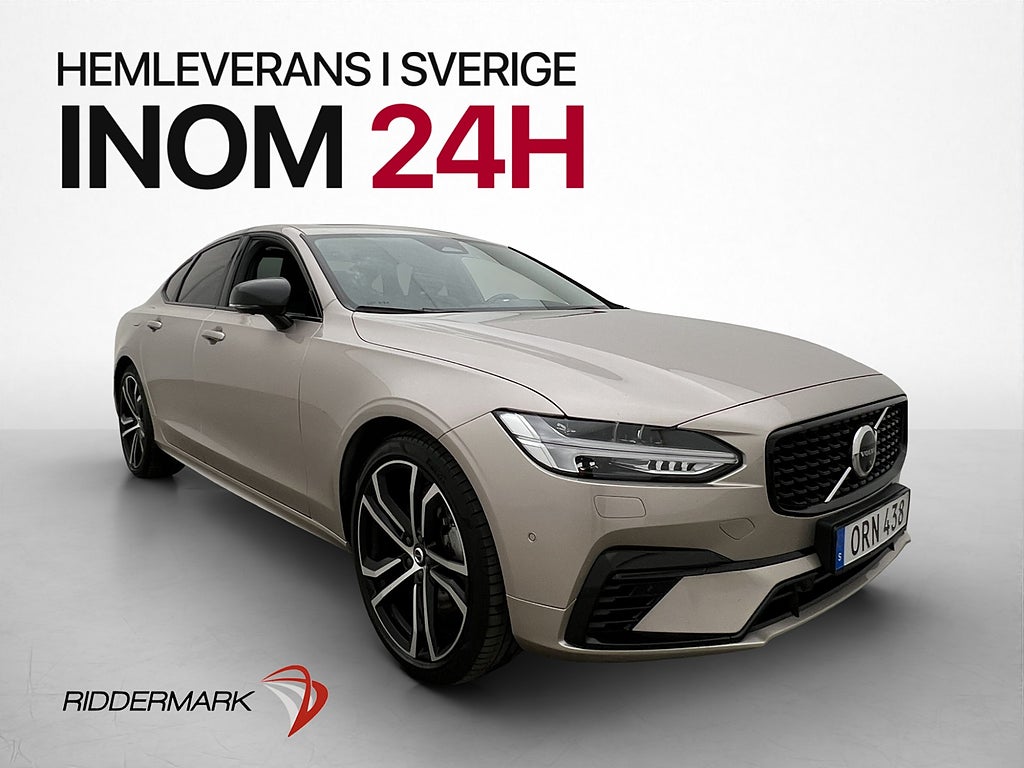 Volvo S90 T8 AWD 456hk Ultimate Dark Pano B&W HuD 360° Navi