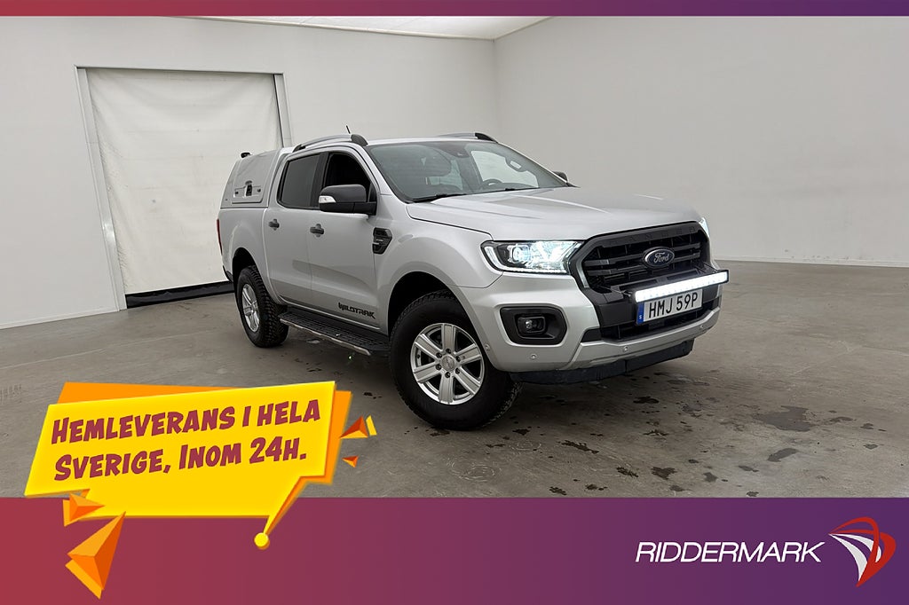 Ford ranger Wildtrak 213hk 4x4 Värmare Drag Diff Kåpa Moms