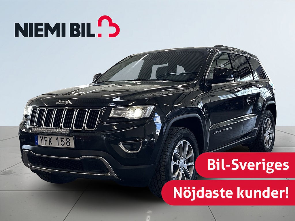 Jeep Grand Cherokee 3.0 V6 CRD 4WD S&V-hjul/Kamera/Skinn/Elstolar/Keyless