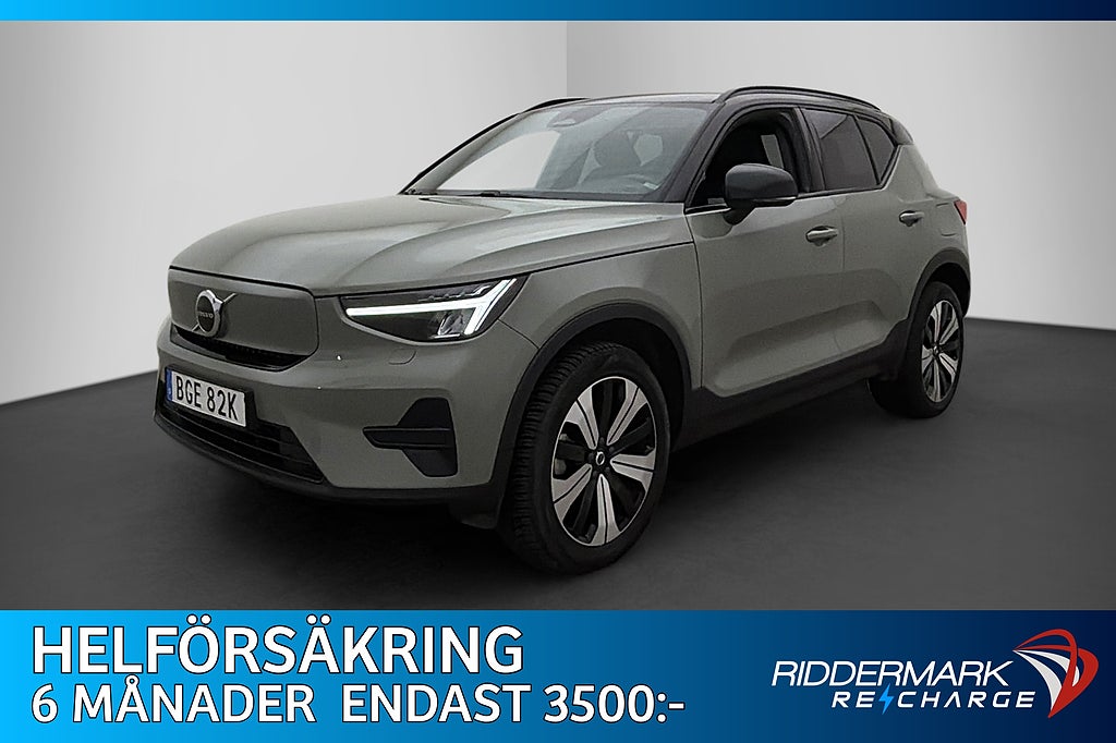 Volvo XC40 Recharge Twin motor 408hk Core Kamera Värm MOMS