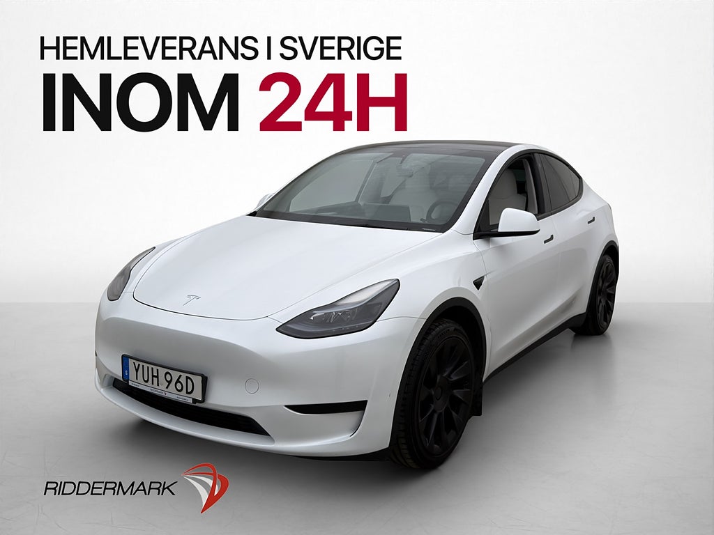 Tesla Model Y Standard Range MOMS Drag AP Pano Ljus-Läder