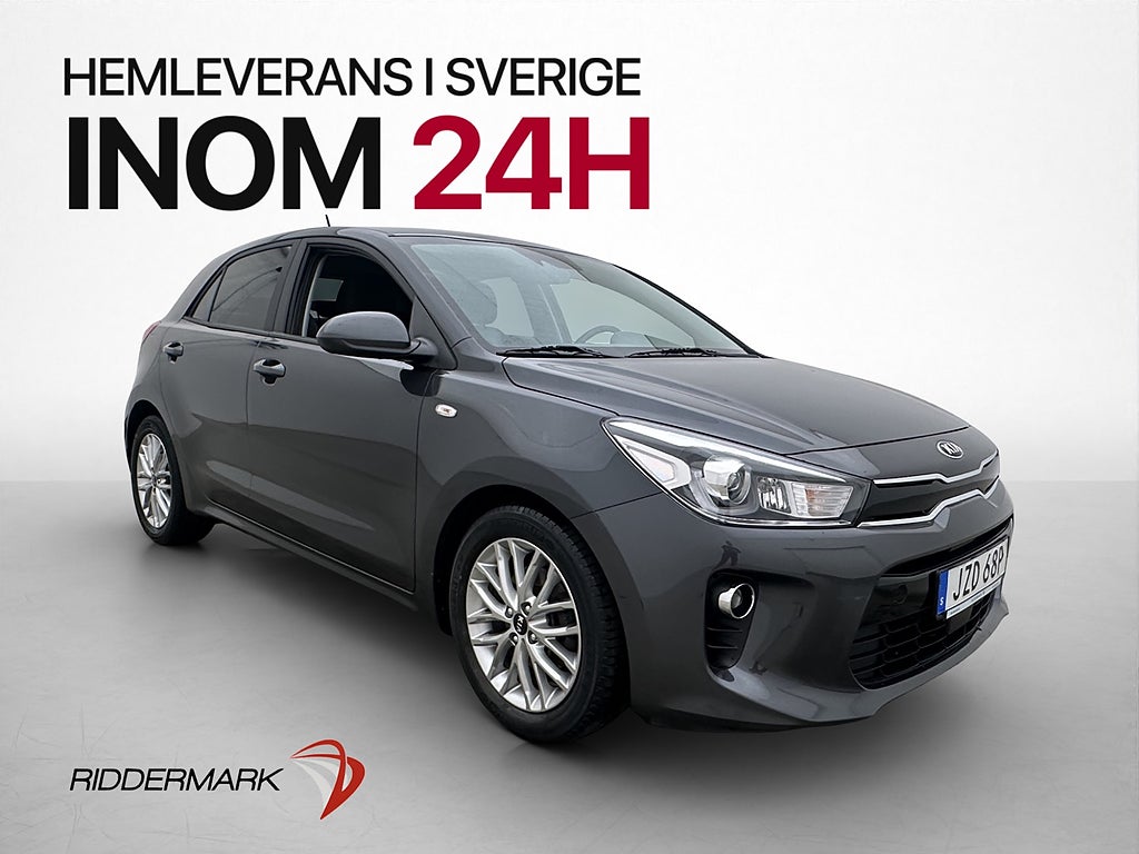 Kia Rio 1.0 T-GDI GLS Kamera Rattvärme CarPlay Två-Brukare