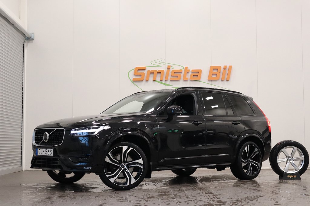 Volvo XC90 T5 AWD R-Design 7-sits PANO H/K 360° HEAD-UP 22' 250hk