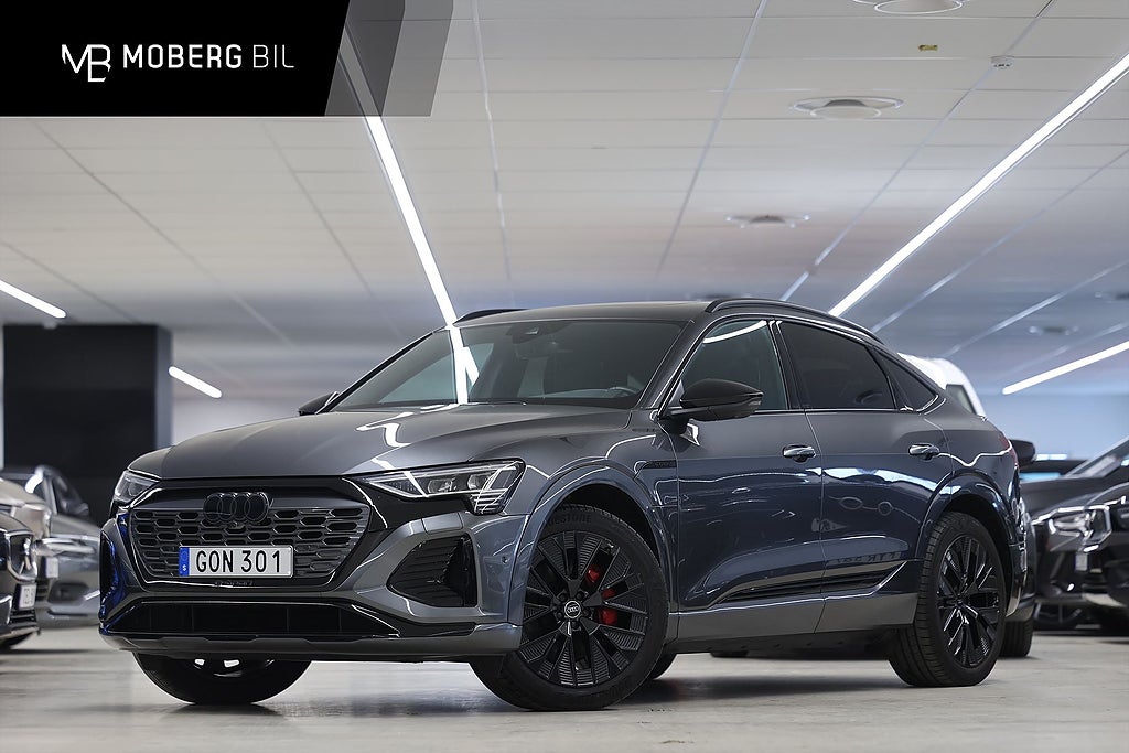 Audi Q8 Sportback 55 e-tron 408hk S Line Matrix 360 Pano 3D B&O Drag