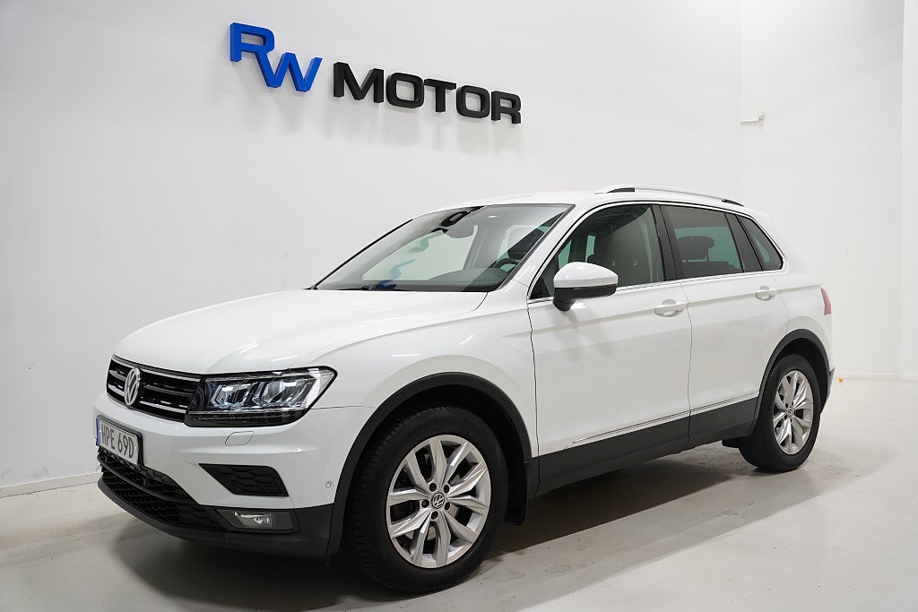 Volkswagen Tiguan 2.0 TSI 190hk 4M Cockpit B-kamera P-värm Drag Rattvärme