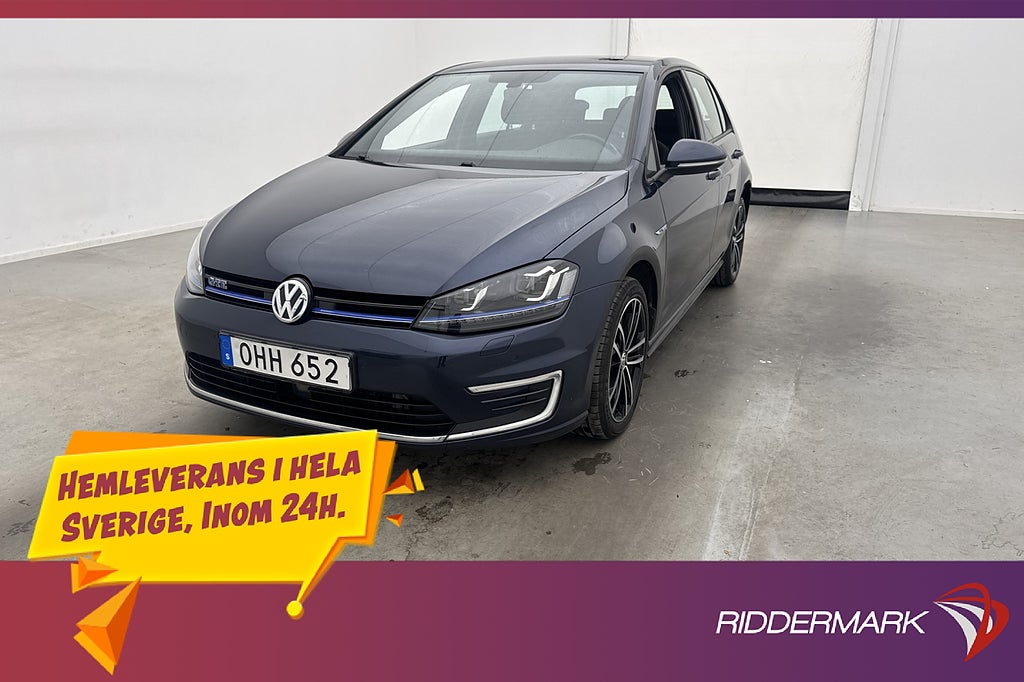 Volkswagen Golf GTE 204hk Värmare Dragkrok Kamera P-Sensorer