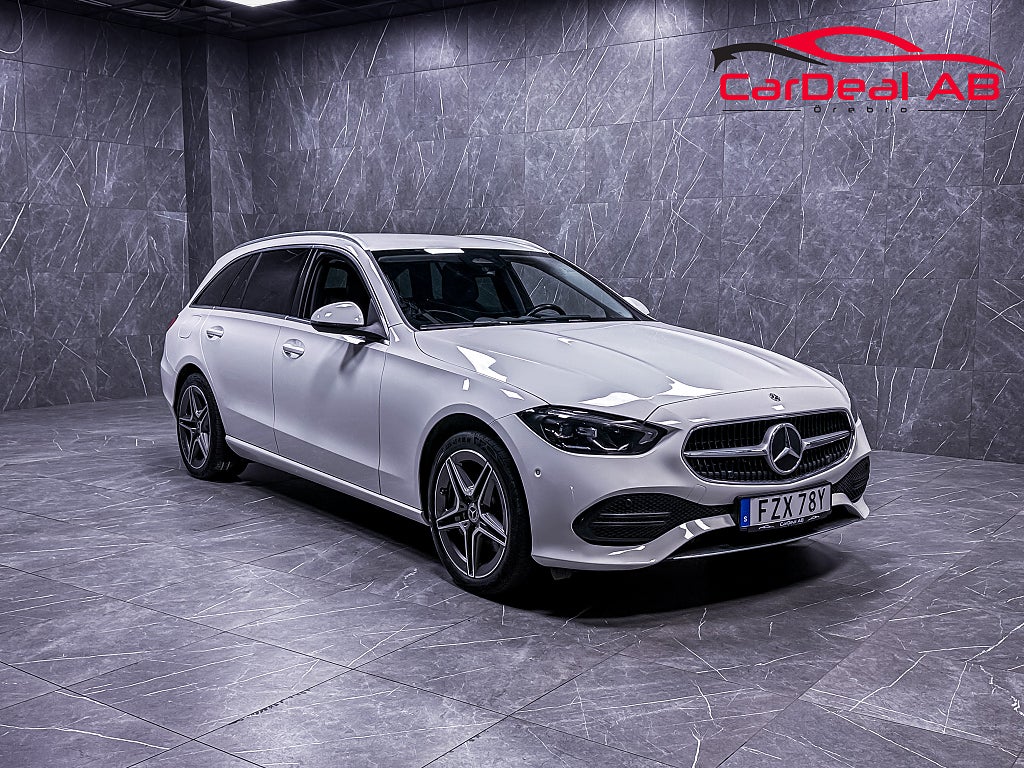 Mercedes-Benz C300 e T  Avantgarde AMG Fälg B-Kam Navi MOMS