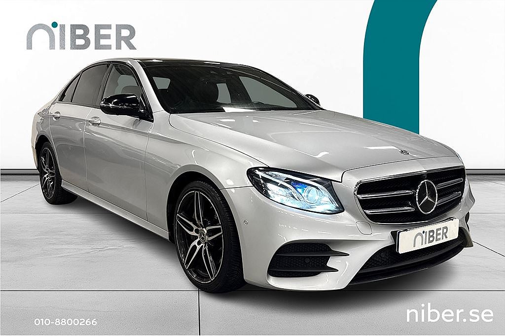 Mercedes-Benz E 300 D AMG Night, Pano, FR. 2,95%, Värmare