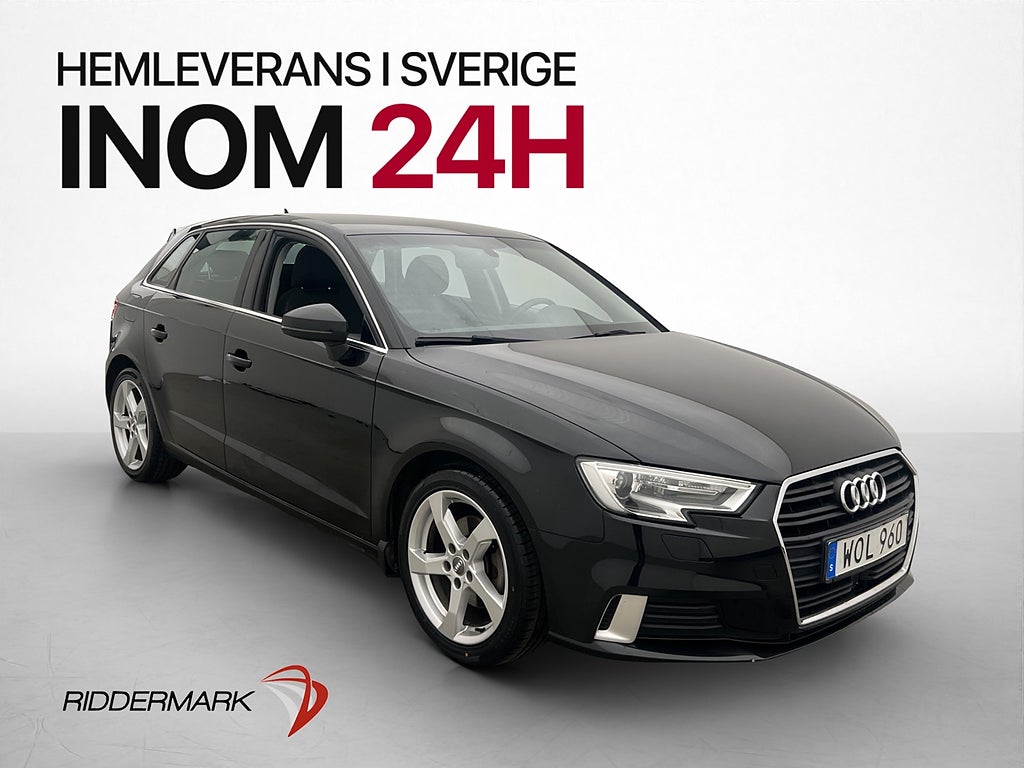 Audi A3 Sportback 35 TFSI 150hk Proline P-Sensorer Adp-Fart