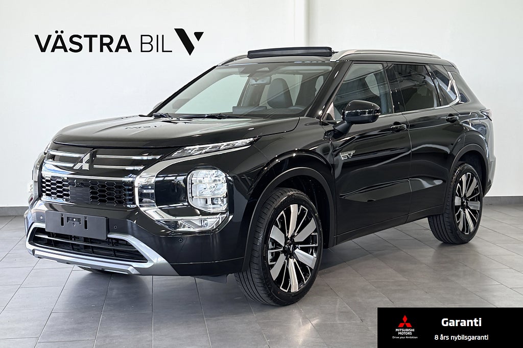 Mitsubishi Outlander Intense PHEV 4WD| 360 | 85km Räckvidd | Värmare