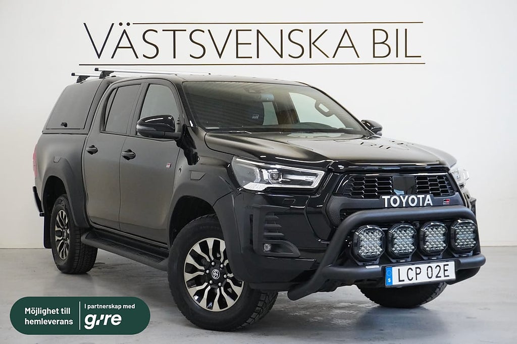 Toyota Hilux 2.8 4WD GR Sport Kåpa/Drag/MOMS/V-hjul