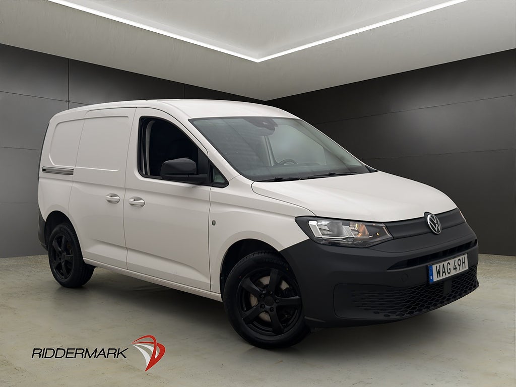 Volkswagen Caddy Cargo 122hk Värm Drag Kamera CARPLAY Moms