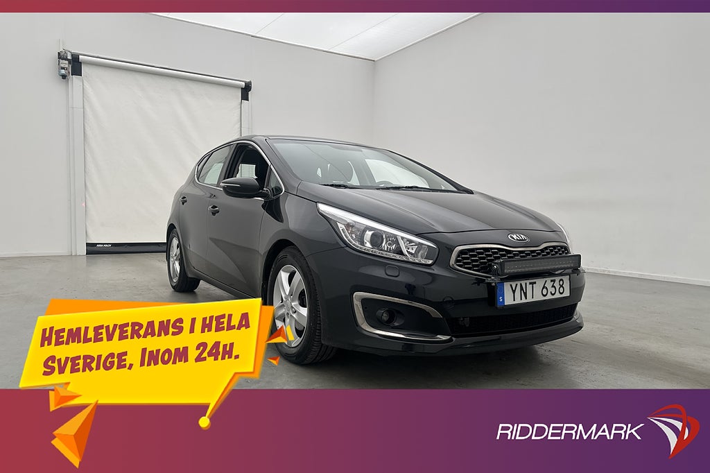 Kia Ceed 1.6 CRDi 136hk M&K Värm P Sensorer Rattvärme