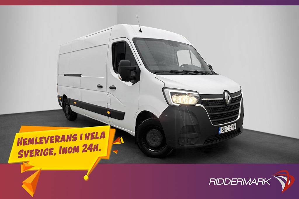 Renault master L3H2 2.3dCi Dragkrok 3-Sits Bluetooth Moms