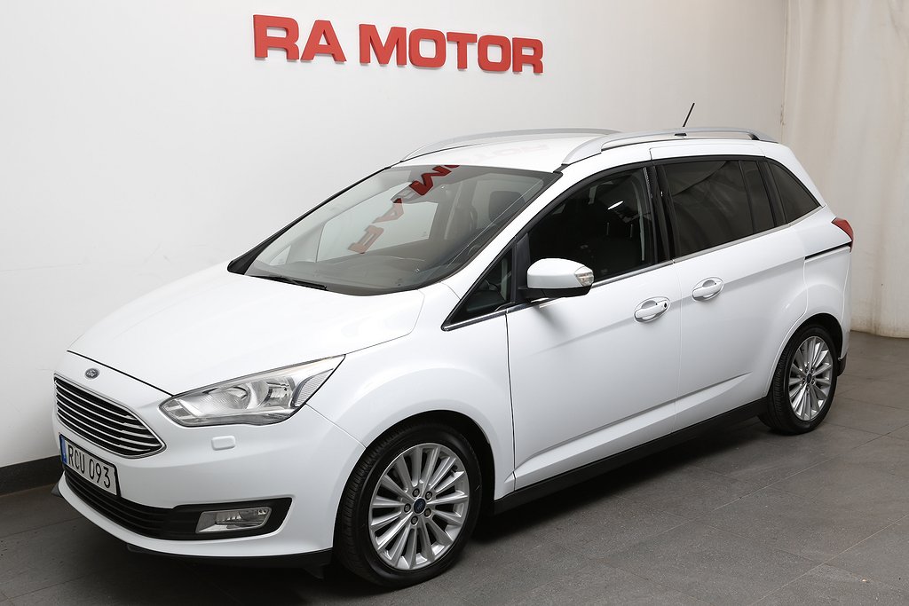 Ford Grand C-Max 2,0 TDCi 150hk Titanium Aut 6-sits Drag 2018