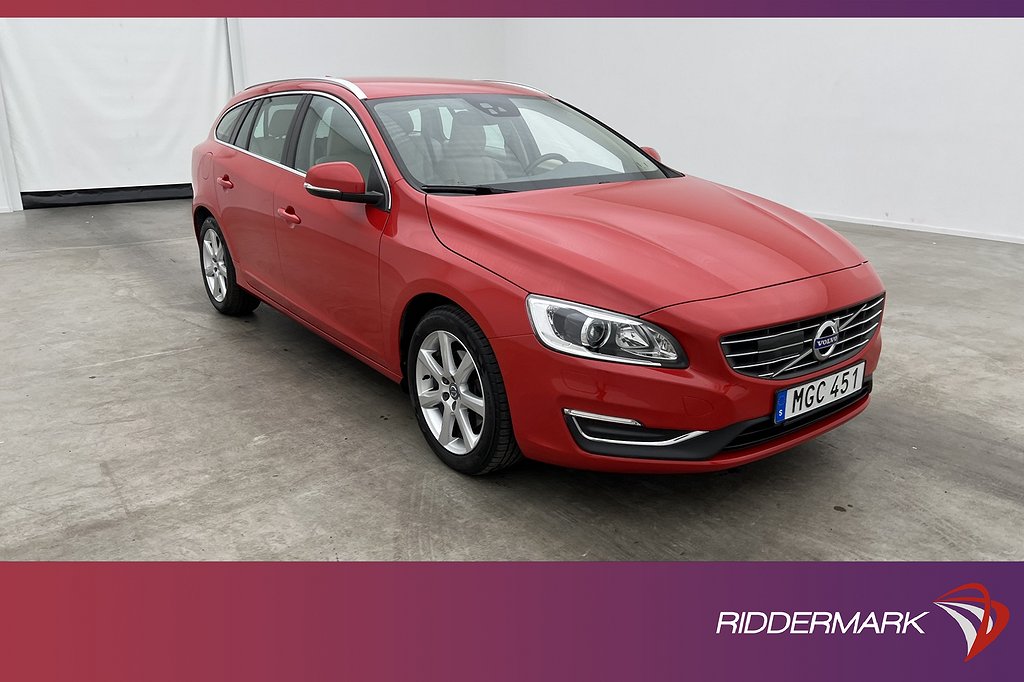 Volvo V60 T4 Summum VOC Värmare Skinn Sensorer Rattvärm BLIS