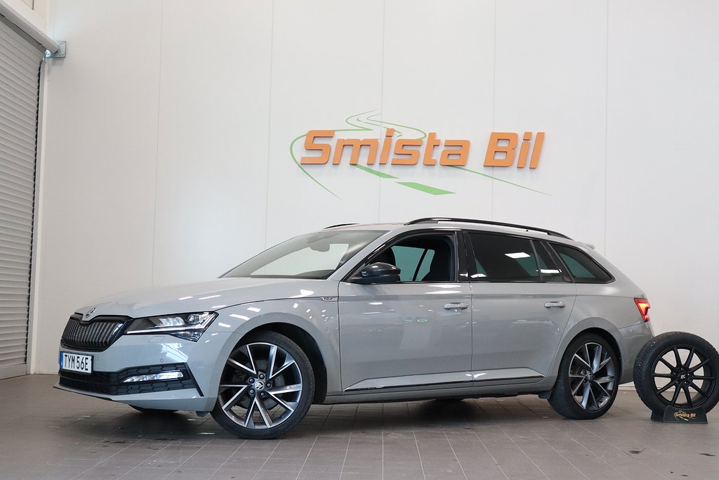 Skoda Superb iV 1.4 Plug-in SPORTLINE DRAG CANTON P-VÄRMARE 218hk